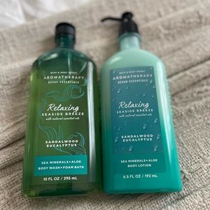 🌊BBW Aromatherapy Relaxing Seaside Breeze set!🌊